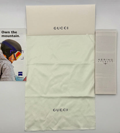 Gucci Web Stripe Ski Goggles-Black GG Logo-Deadstock Full KitaAlpine Capsule-Rare