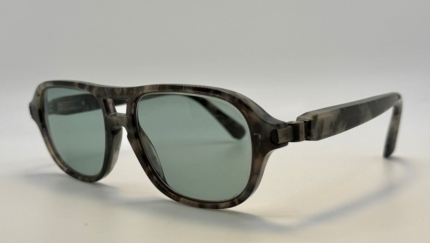 Brioni BR00010 003 Sunglasses – Unworn, Full Kit with Custom Berko’s Designs Aquamarine Lenses