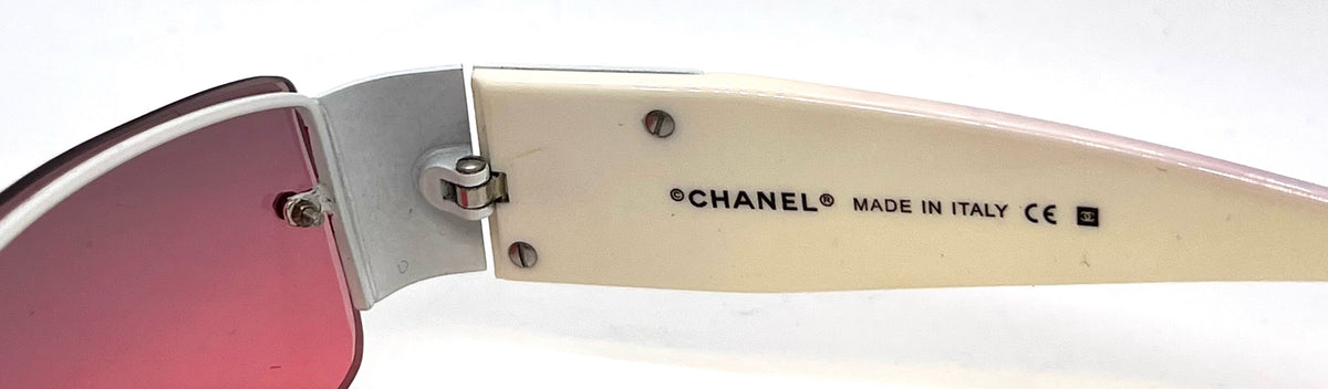 Chanel 4117-B Y2K Deadstock/Unworn Crystal CC Sunglasses-New Custom Gradient Lenses