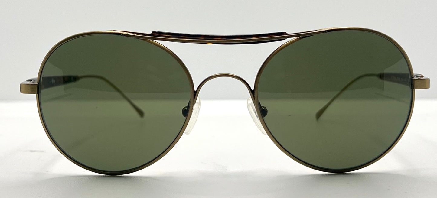 Mosley Tribes x Stüssy MT2034S 503952 Sunglasses-Gold Tortoise 53-21mm-Full Kit