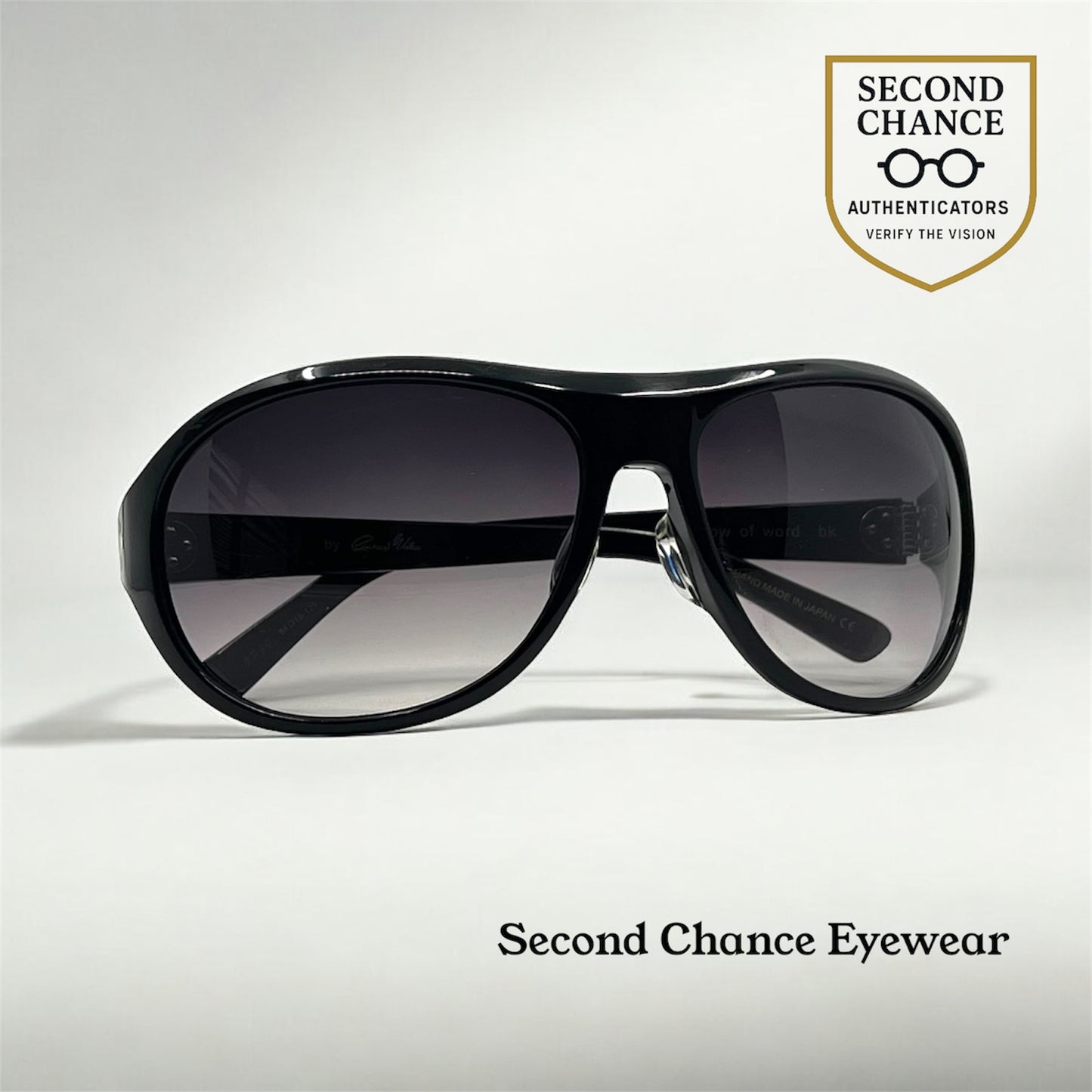 BLINDE by Richard Wilson Arrow of Word BK Japan Oversized Aviator Sunglasses