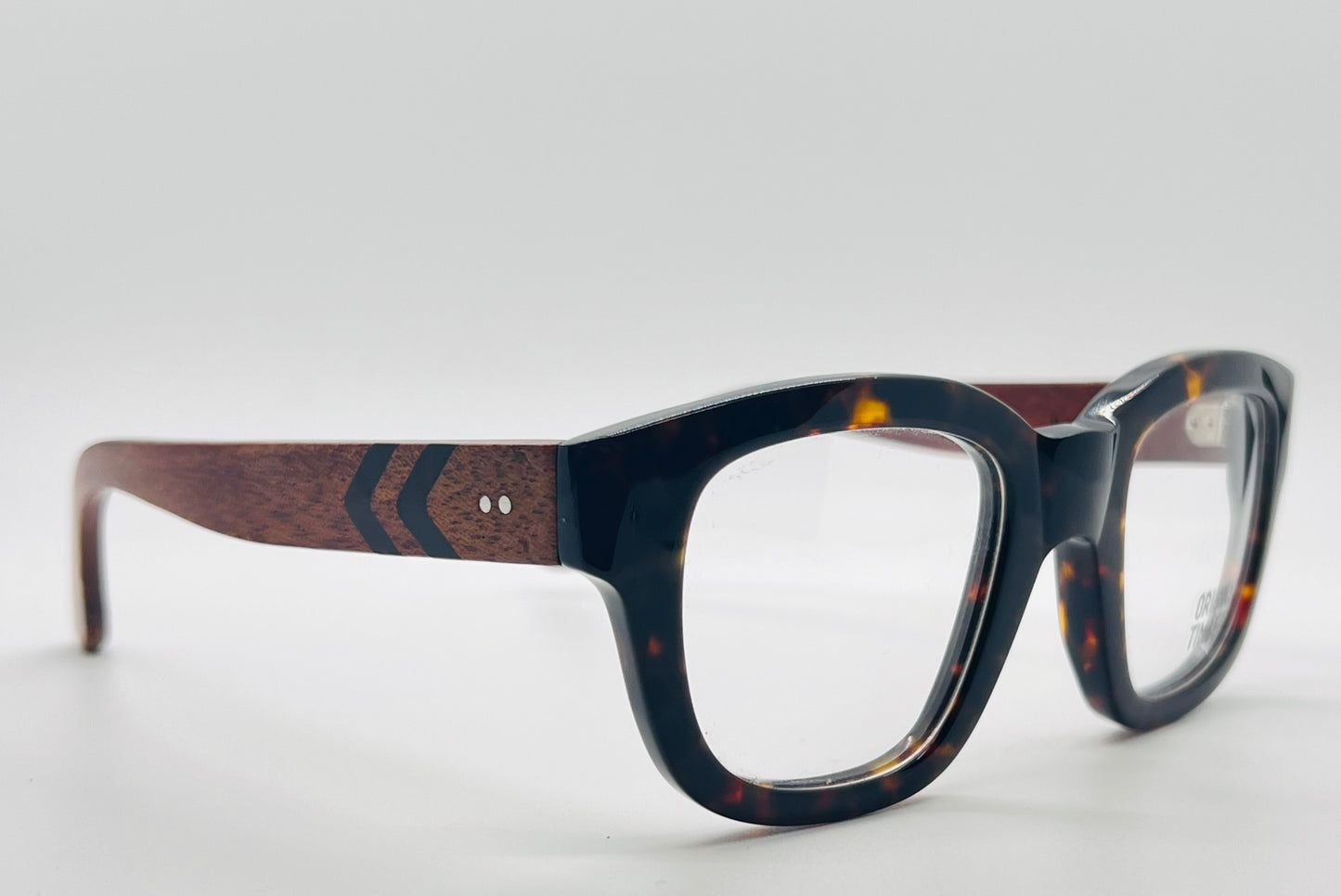 Original Timber Co. San Francisco Eyeglass Frames-Model: B-15000
Y2K Deadstock-Genuine Wood Temples