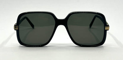 Sergio Valente Vintage Vintage Sunglasses-Black/Gold Deadstock-56mm