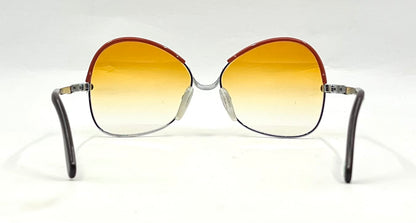 Silhouette MOD 480 Vintage Aviator Sunglasses-New Sunset Gradient Custom Lenses