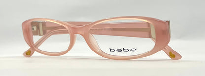 bebe Luminous Pink Optical Frames 51-15-135 Deadstock Unworn Y2K