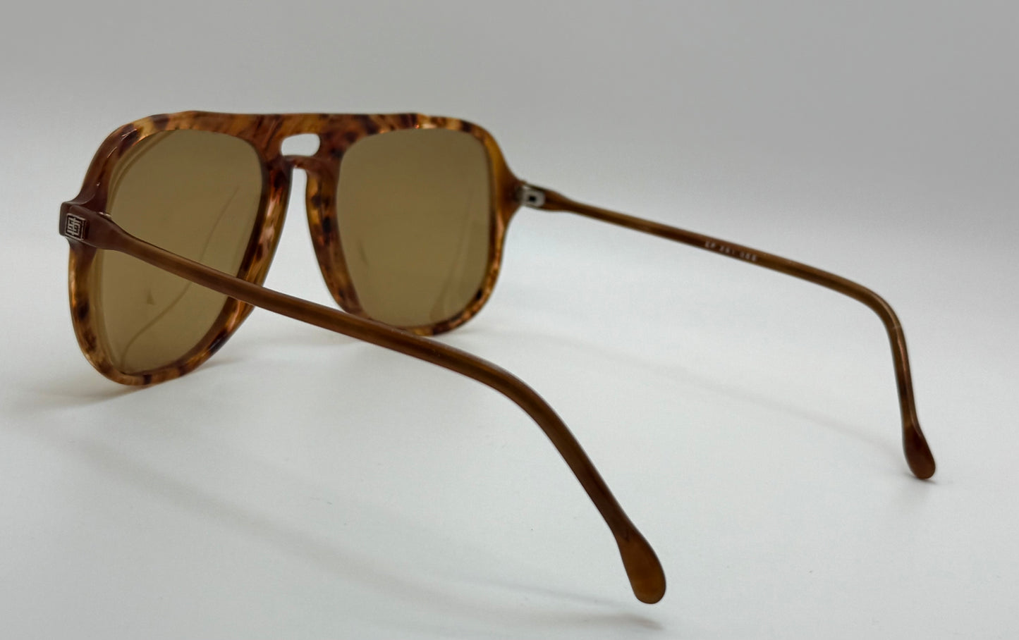 Deadstock Vintage Emilio Pucci 281 085 Tortoise Aviator Sunglasses-Rare 1970s Italian Design