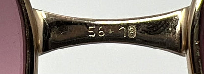 Euroline Exclusive OV55 Vintage Italian Sunglasses-New Pink Gradient Custom Lenses