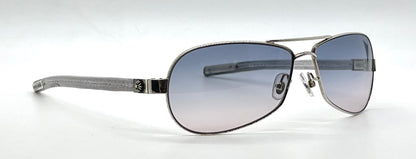 Chrome Hearts LITTLE RED RIOT-White Leather-NEW Zeiss Custom Gradient Lenses-Full Kit