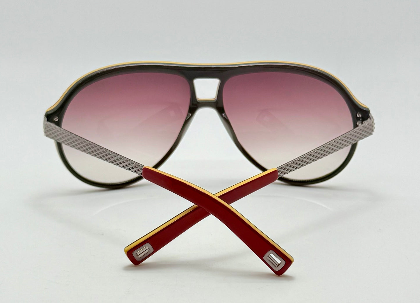 Mosley Tribes “HAYES”-MT6024-S 1144/13 Red Aviator Sunglasses– Full Kit-Discontinued