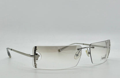 Versace N29/H 030/539 VINTAGE Rimless Shield Sunglasses-Deadstock/Collectible -UNWORN-Italy