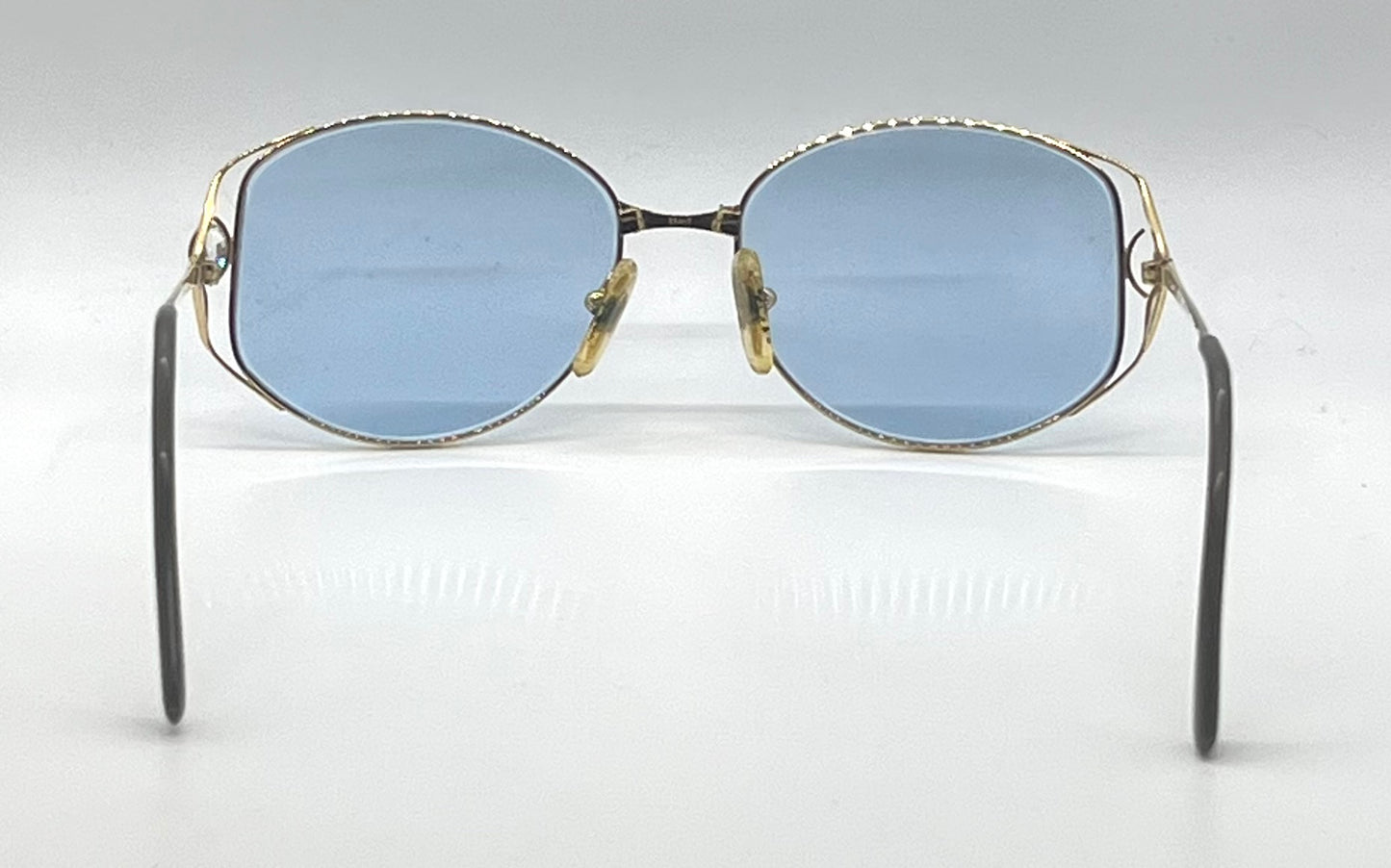 Giorgio Armani 206 703 Vintage Sunglasses-New Sky Blue Custom Lens-Unworn/Italy