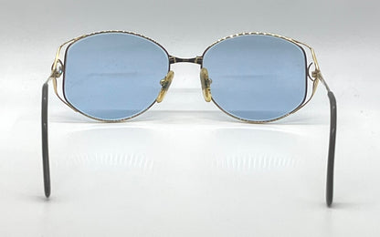 Giorgio Armani 206 703 Vintage Sunglasses-New Sky Blue Custom Lens-Unworn/Italy