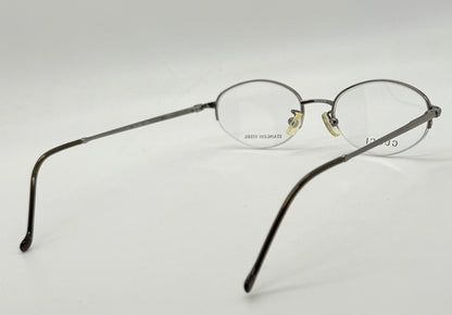 Gucci GG 2663 Half-Rim Stainless Steel Frames-Y2K Vintage-47mm-Italy