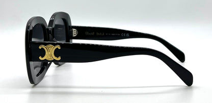 CELINE Triomphe CL40262U 01A Black Gold Sunglasses Deadstock Full Kit