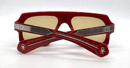 Jacques Marie Mage Decato Vermillion Bunker77 Sunglasses LTD 25 Unworn Full Kit
