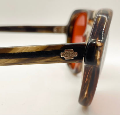 Vintage Titmus Z87 Aviator Safety Glasses w/New Custom Solid Fiery Red Berko’s Designs Lenses