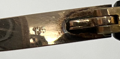 Vintage 1/5 12K Gold-Filled Half-Rim Sunglasses-New Grey Tinted Custom Lenses