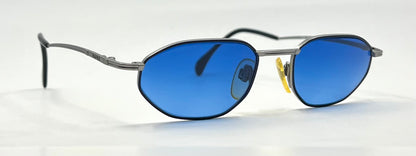 Jaguar 3326 263 Vintage Sunglasses 50-18 Unworn w/ Solid Blue Second Chance Customs