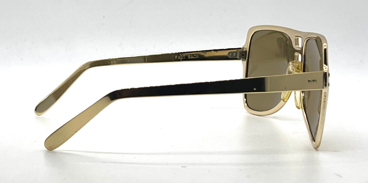 Cool-Ray Polaroid Fast Back Gold-Vintage Aviator-Original Polarized Sunglasses