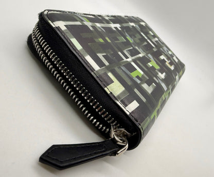 FENDI FF LOGO CAMO ZIP-AROUND WALLET / LONG CLUTCH – NEW / UNUSED