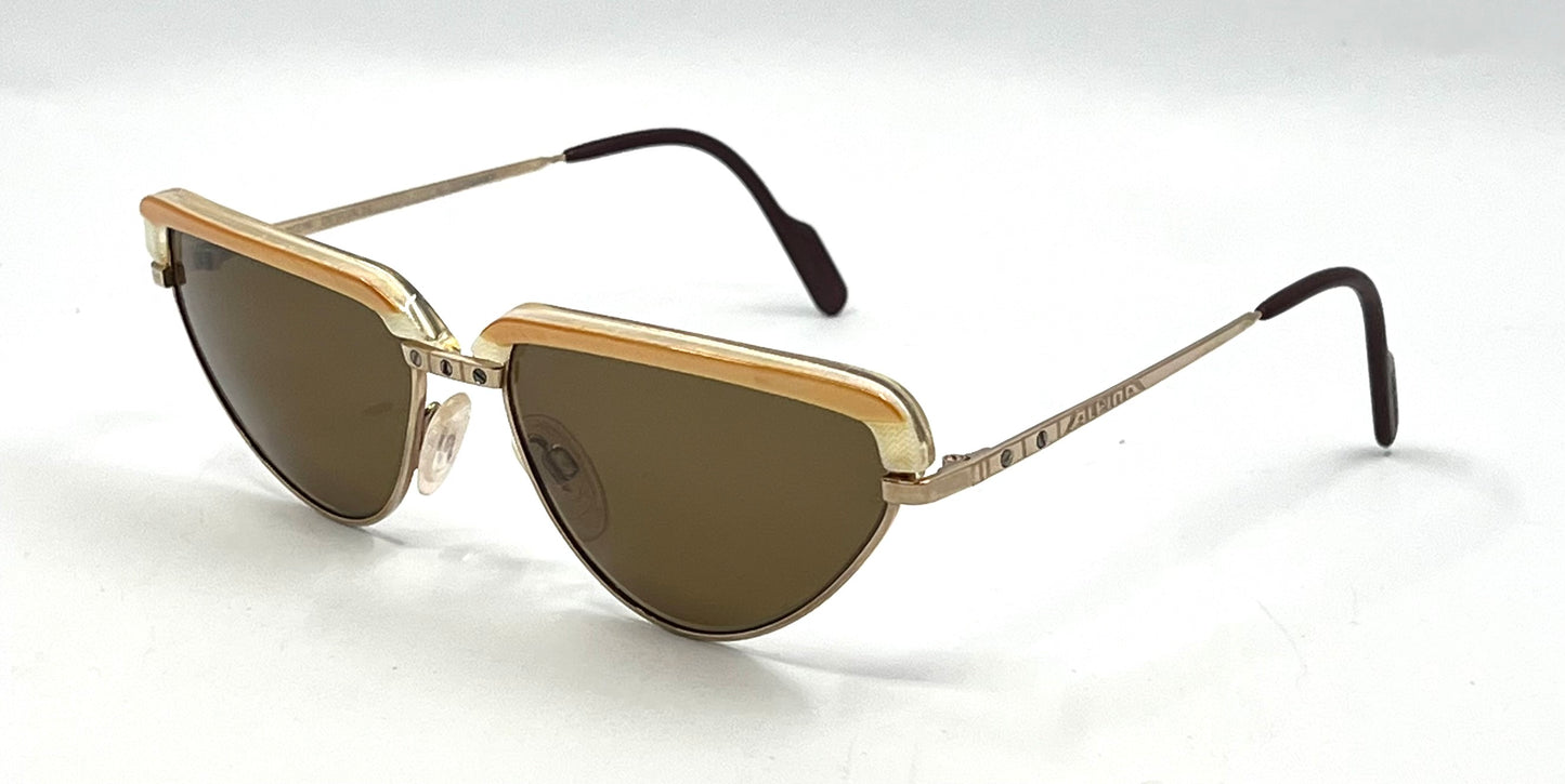 Alpina FM 61 West Germany Cat Eye Vintage Sunglasses-New Custom Lenses-Unworn