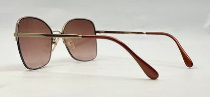 Cottet 941-Vintage Half-Rim Sunglasses-New Gradient Tinted Custom Lenses-Unworn