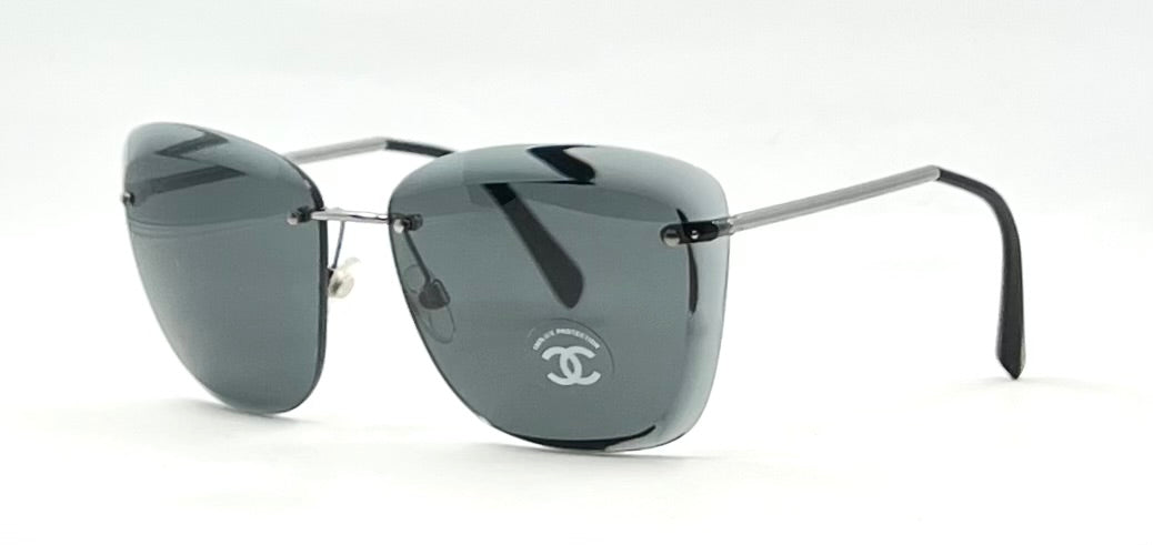 Chanel 4221 Rimless Sunglasses Y2K Vintage CC Lens 65-15 Italy Unworn