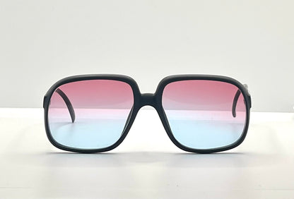 COBRA 3038 Vintage Optyl Sunglasses w/ New, Custom Rose to Ice Blue Gradient Lenses-Deadstock-Austria