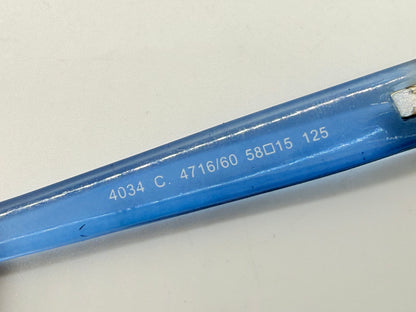 CHANEL 4034 Rimless Sunglasses Blue Temples Melanin Lenses-VINTAGE NOS