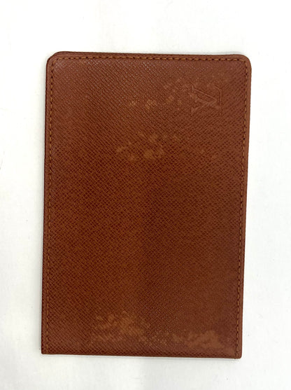 Louis Vuitton VINTAGE Leather Passport Holder Made in France 1970s 1980s