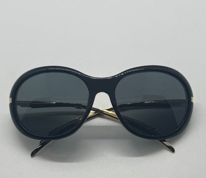 CHANEL 5152 Black & Gold Oval Sunglasses – Iconic CC Logo, Discontinued, Full Kit