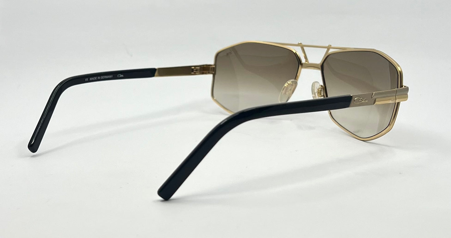 Cazal 9073 COL.001 Gold Black 61-16-140 Made in Germany-Vintage Sunglasses