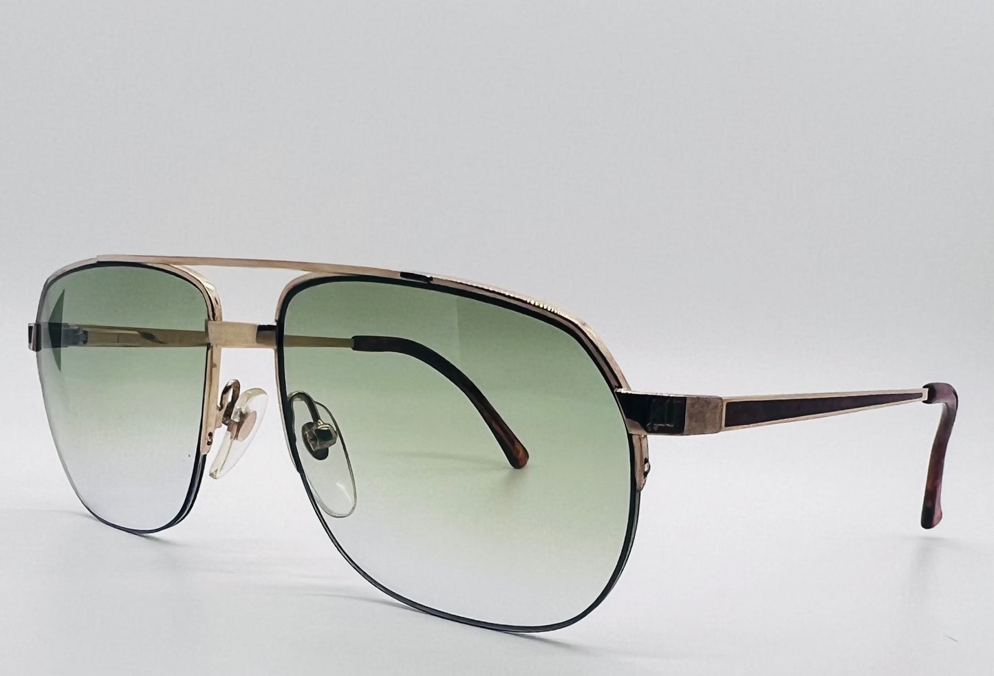 Vintage ALFRED DUNHILL 6233A 41 HALF RIM Frame RENEWED with Brand New- Custom Berko’s Designs Lenses