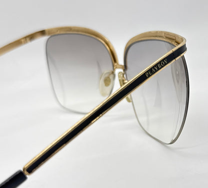 Playboy 4595 Vintage Rimless Sunglasses-70s Collector-Rare-Italy