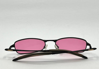 Oakley Straight Line 2.0 11-729 Vintage Sunglasses w/New Solid Pink Custom Tined Lenses-NOS/Unworn