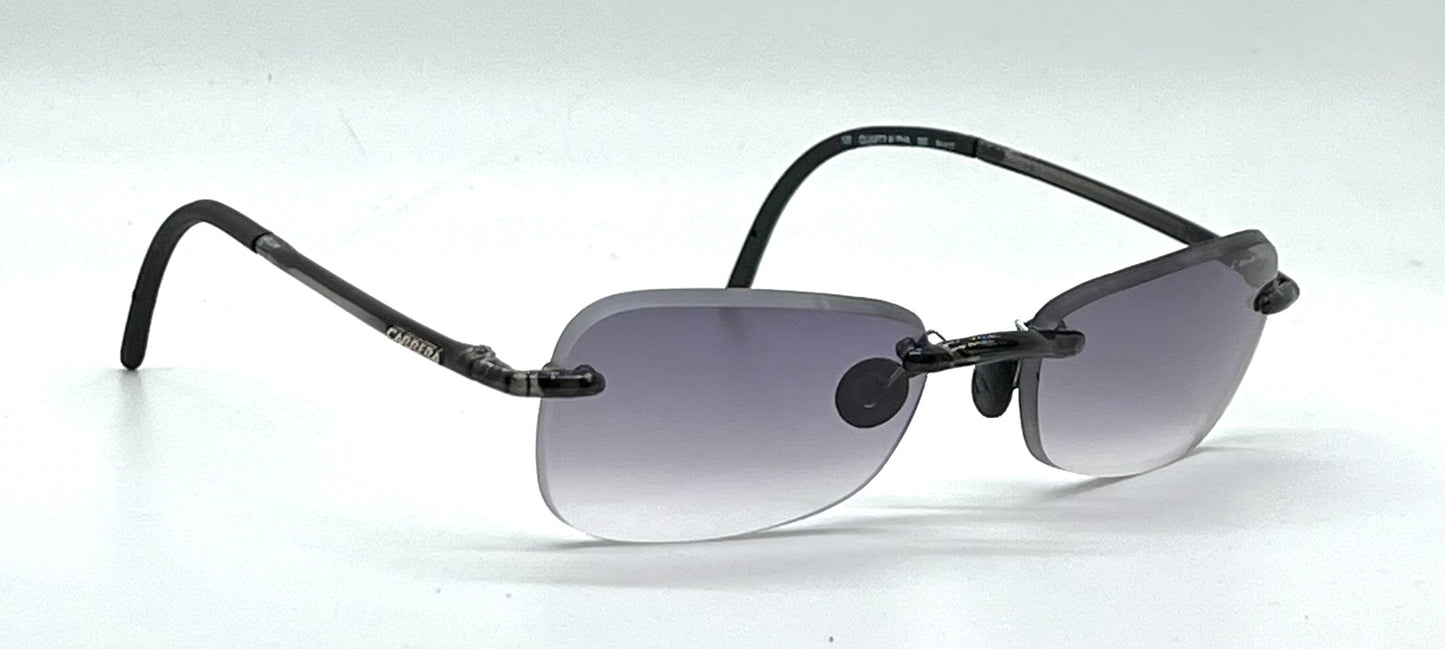 Carrera Quartz Alpha 29X Rimless VINTAGE Sunglasses Made Italy NOS/Unworn-54mm