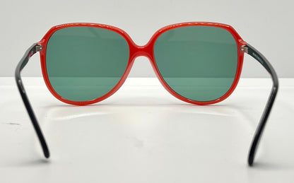 Silhouette MOD 1103 Vintage Sunglasses w/New Solid Green Custom Lenses-56mm-Unworn