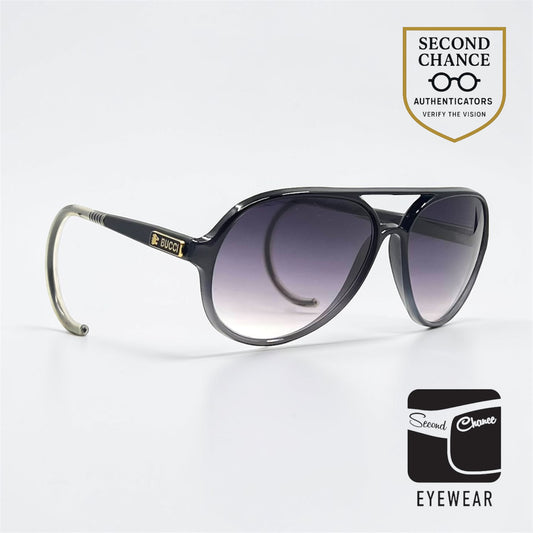 Bucci 1970s VINTAGE Aviator Sunglasses-Cable Temples-Unworn-France