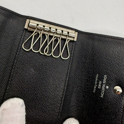 Louis Vuitton Damier Graphite 6 Ring Key Holder Wallet Made in France