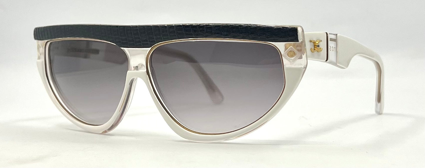 Claudio Carlotti STRATOS CC.07 Unworn Vintage-French Leather Sunglasses