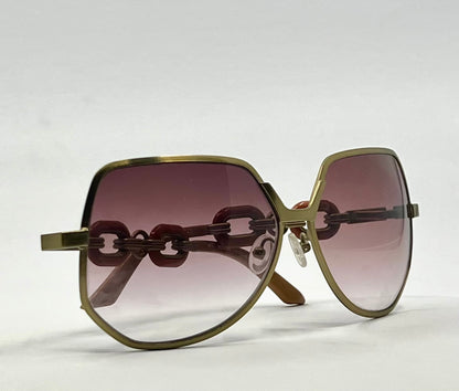 (Missoni Special Edition MI66603 Sunglasses Gold Chain 63-14 Deadstock