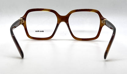 MIU MIU VMU03Y Oversized Tortoise Eyeglasses