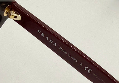 Prada VPR02T-F Vintage Sunglasses-New Gradient Tinted Custom Lenses-Italy