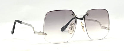 PS7 CAPRICE Rimless Square VINTAGE Sunglasses-Japan-Grey Gradient-Unworn