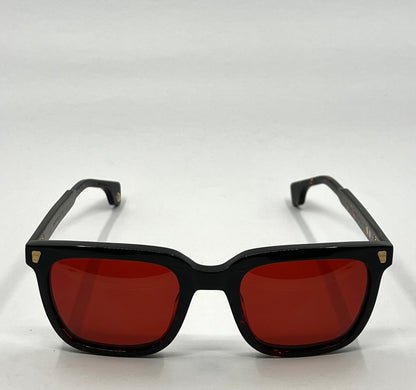 Entourage of 7 Harrison Sunglasses w/New Solid RedTinted aCustom Lenses– Full Kit-New/Unworn