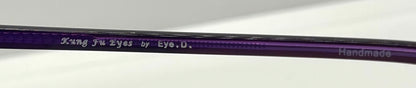 Kung Fu Eyes Sophia 159 Purple Titanium Sunglasses w/New, Custom Gradient Lenses