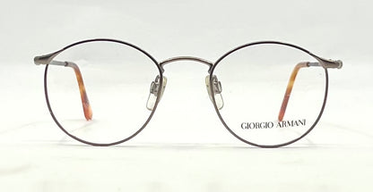 Giorgio Armani 132 Round Optical Eyeglass Frame-VINTAGE-Unworn-Italy