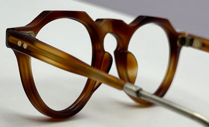 Vintage 1940’s CHILDREN’S ACETATE Eyeglass Frames with COIL (Rat Tail) TEMPLE TIPS (prevents slippage)-New/Old Stock