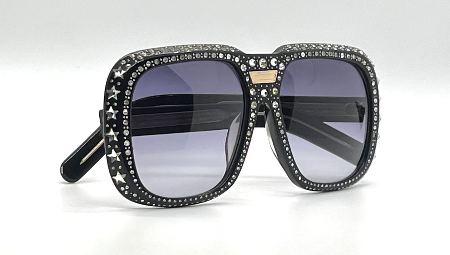 Gucci GG0427/S Dapper Dan Crystal Sunglasses-New/Custom Lenses