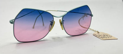 Cobalt C-3 54-17 Vintage Sunglasses-New Blue-Rose Second Chance Custom Lenses